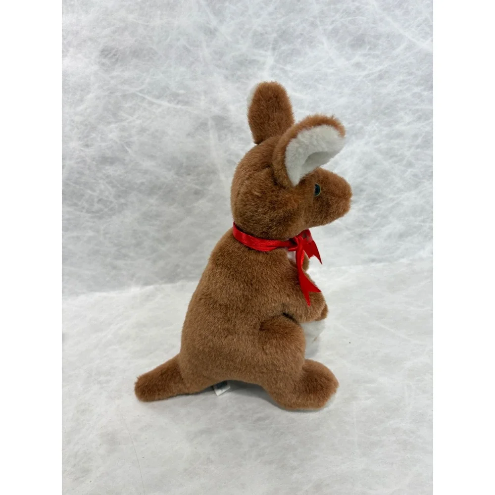 United Souvenirs Australia Kangaroo and Joey Plush Brown Stuffed Animal 8 inch